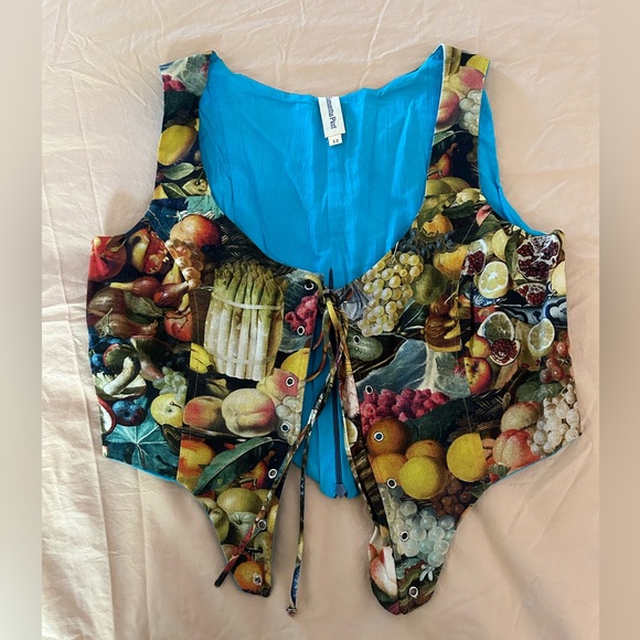 Samantha Pleet Harvest Corset, Size 12 - Picture 3 of 8